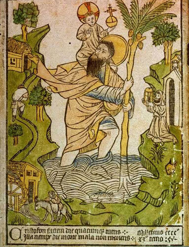 Imatge de sant Cristòfor