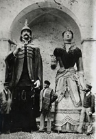 Gegants d'Olot el 1880