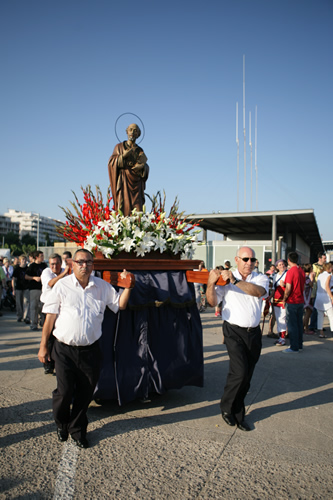 La imatge del sant