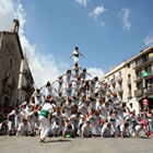 L'escala dels Falcons de Vilafranca (Foto: Manel Carrera i Escudé)