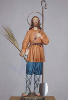 Imatge del sant a la parròquia de Sant Simó i Sant Pau de Mataró