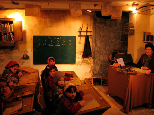 Classe a l'escola