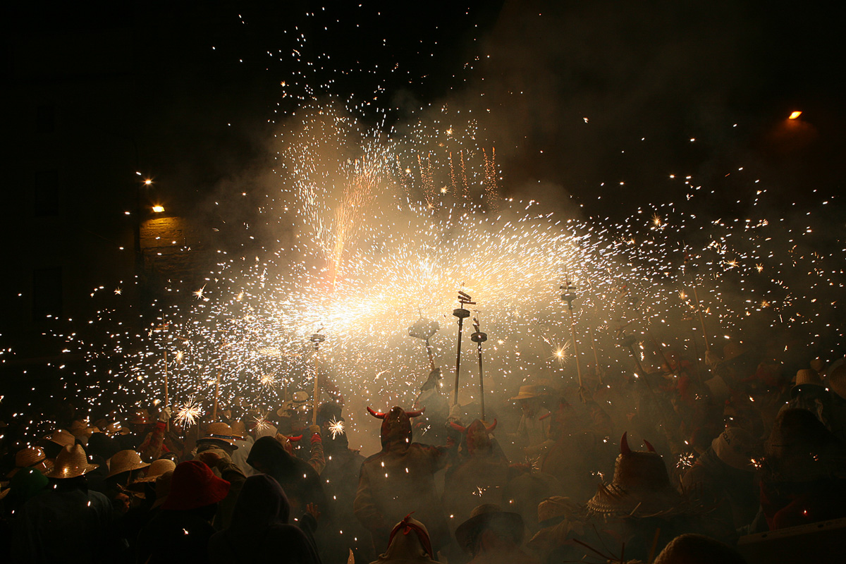Els diables condueixen la festa