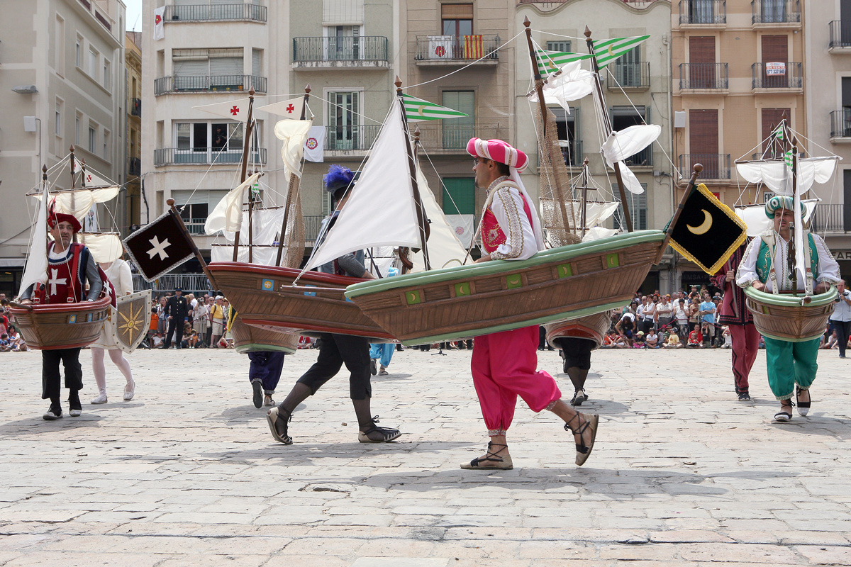 Naumàquia a la Plaça Sant Pere