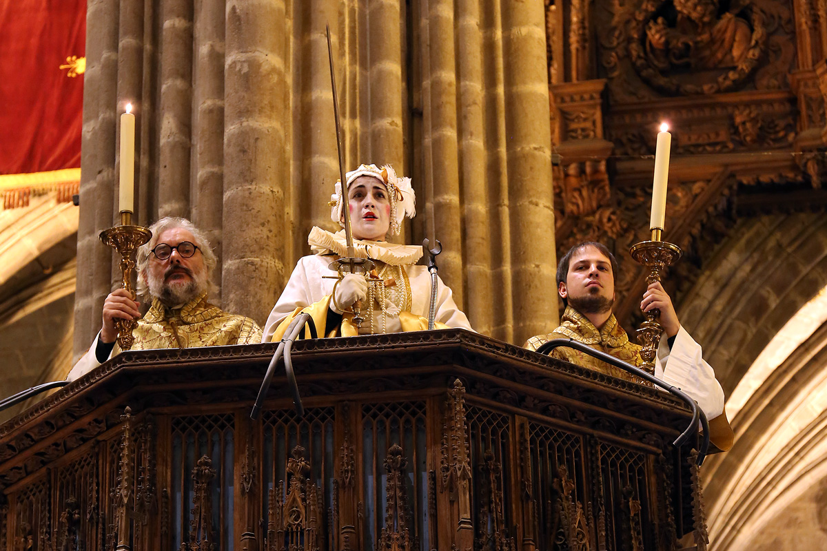 Cant de la Sibil·la a la Catedral de Barcelona. Foto: Manel Carrera i Escudé