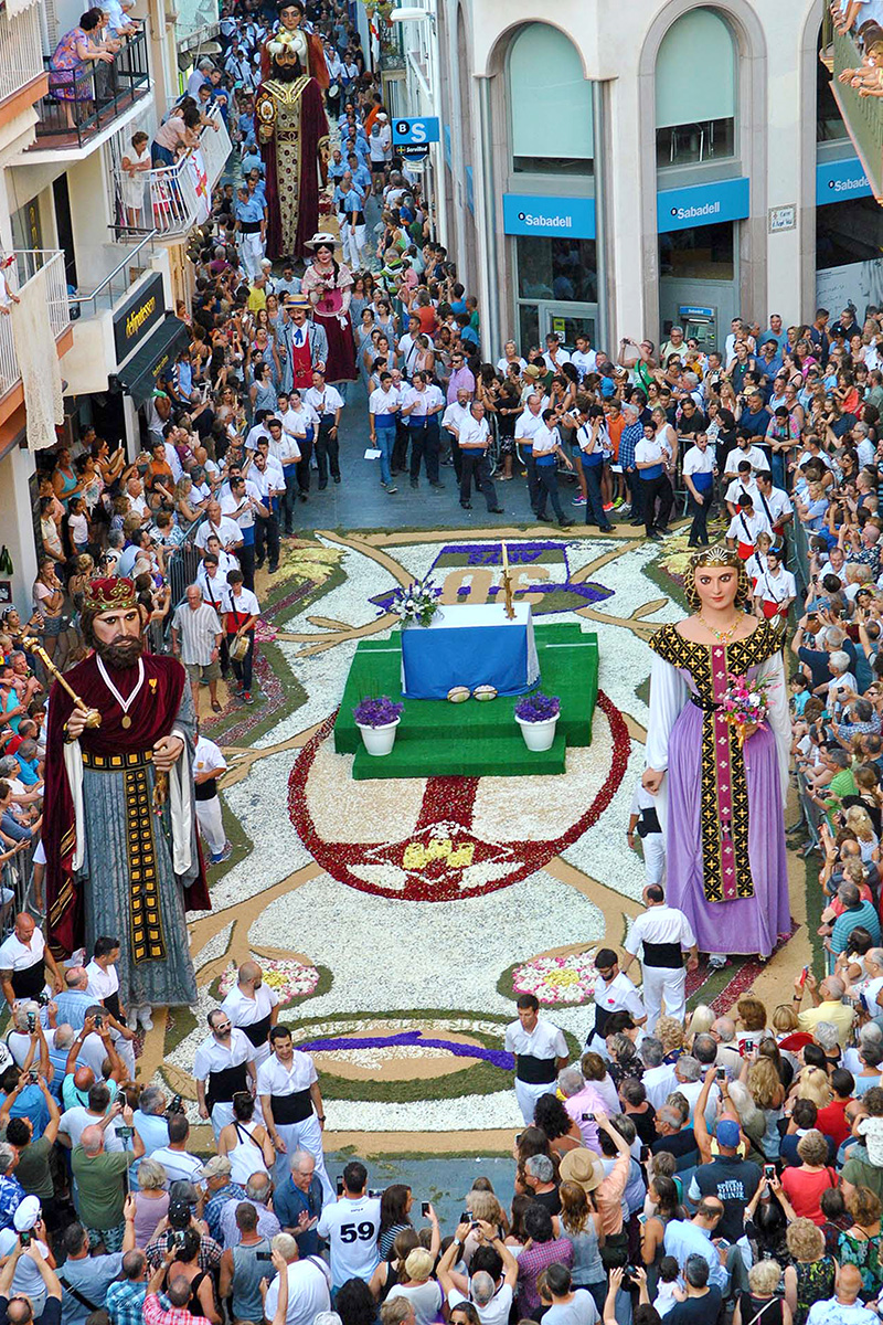Els Gegants de la Vila, l'any 2017