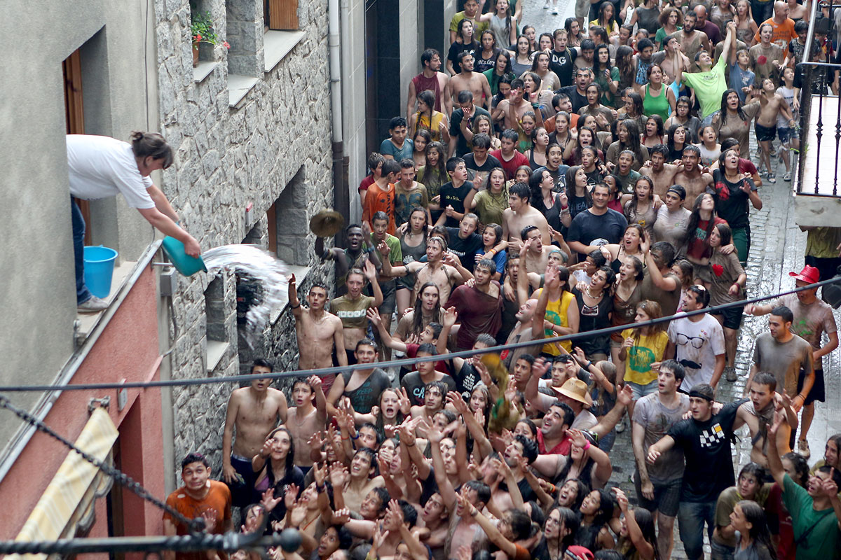 De festa amb l'aigua a Camprodon