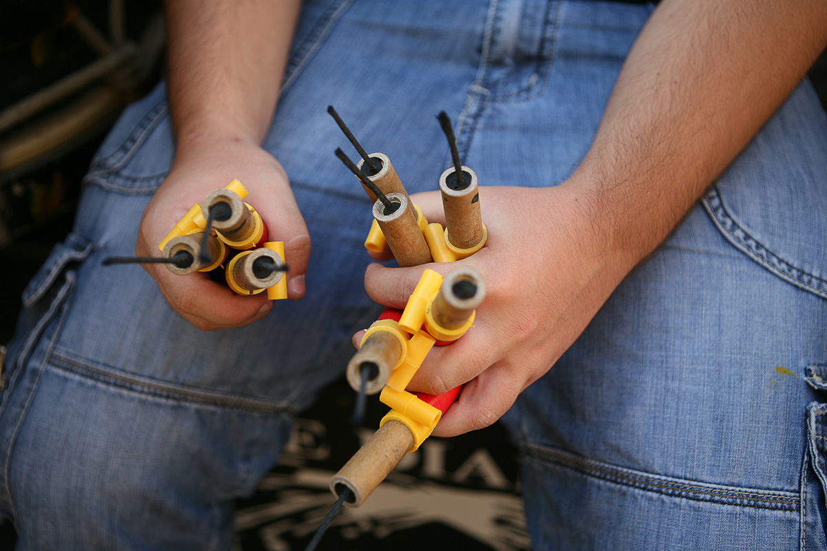 Les carretilles, indispensables pel correfoc