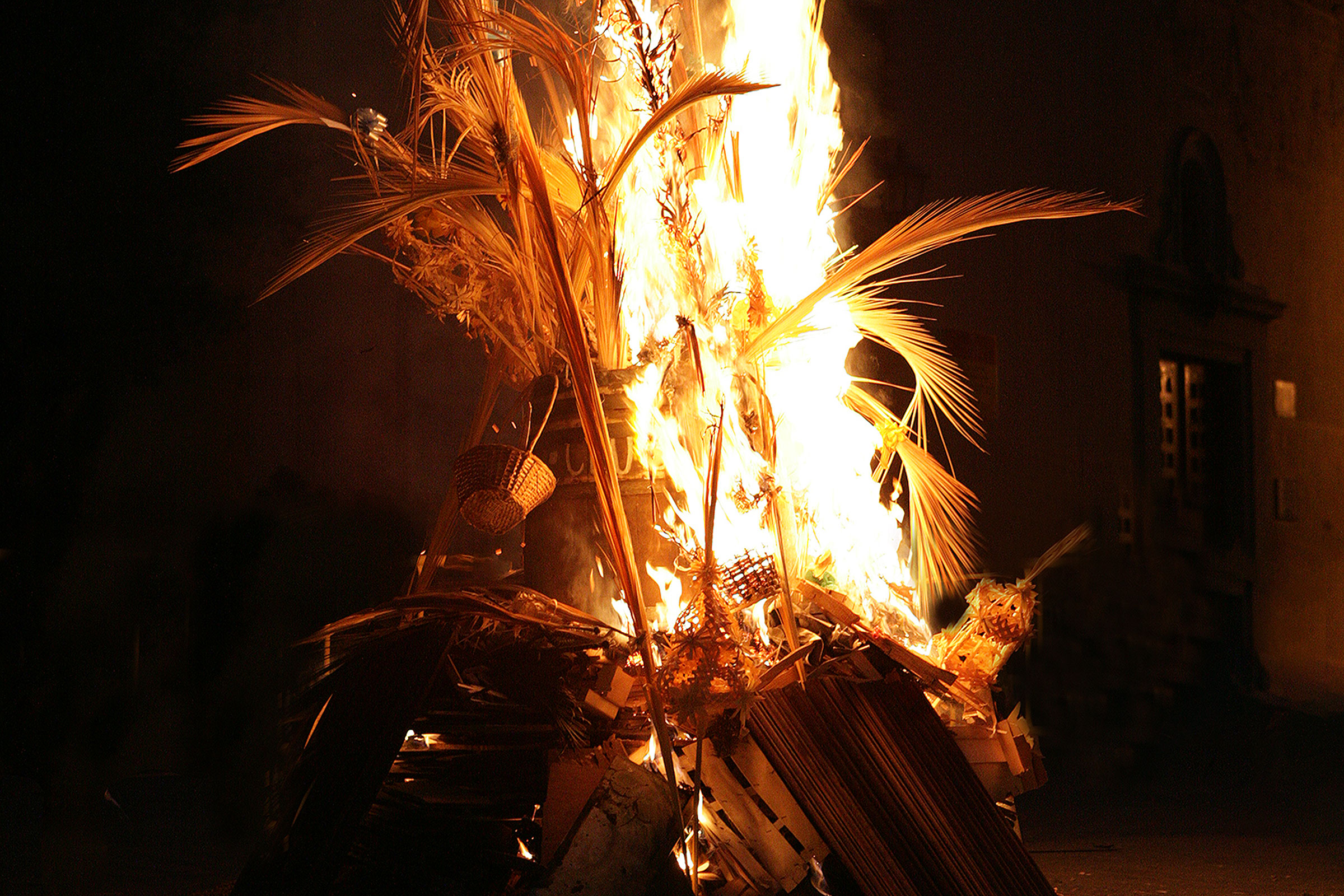 Crema de la Bóta a Arenys de Mar