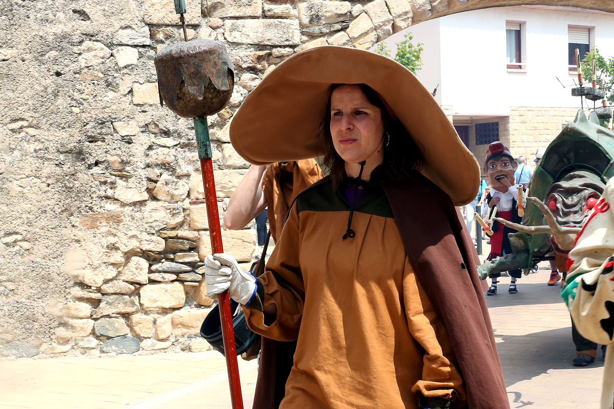 Una de les Grifolles amb el ceptrot-avellana