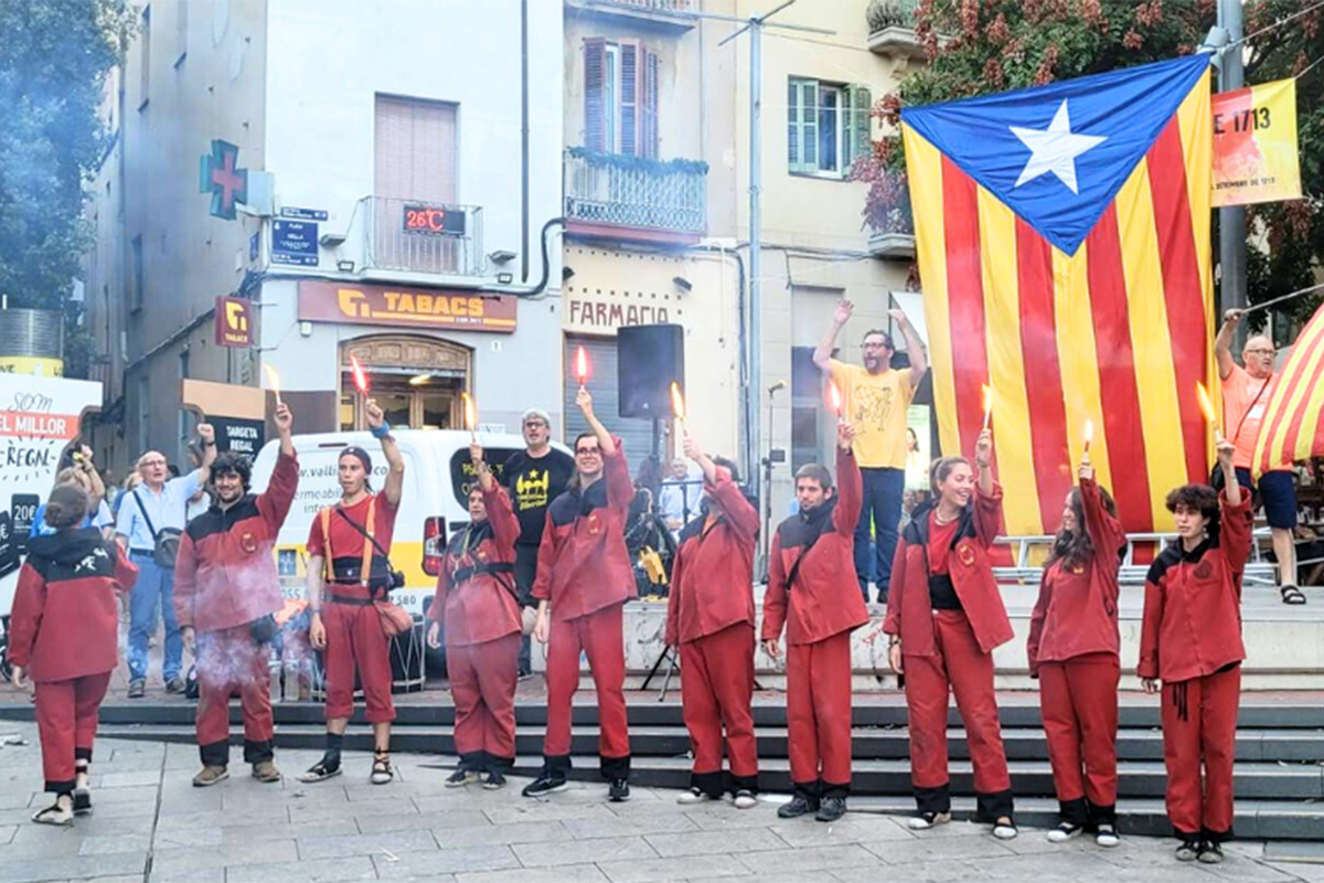 Un moment de la representació