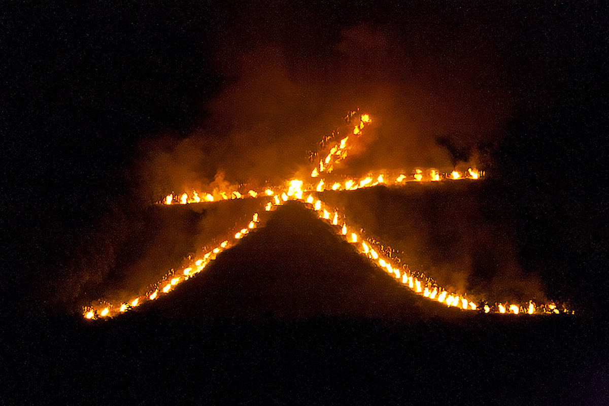 El festival Daimonji o Gozan no Okuribi al Japó. Foto: Luis Rodríguez