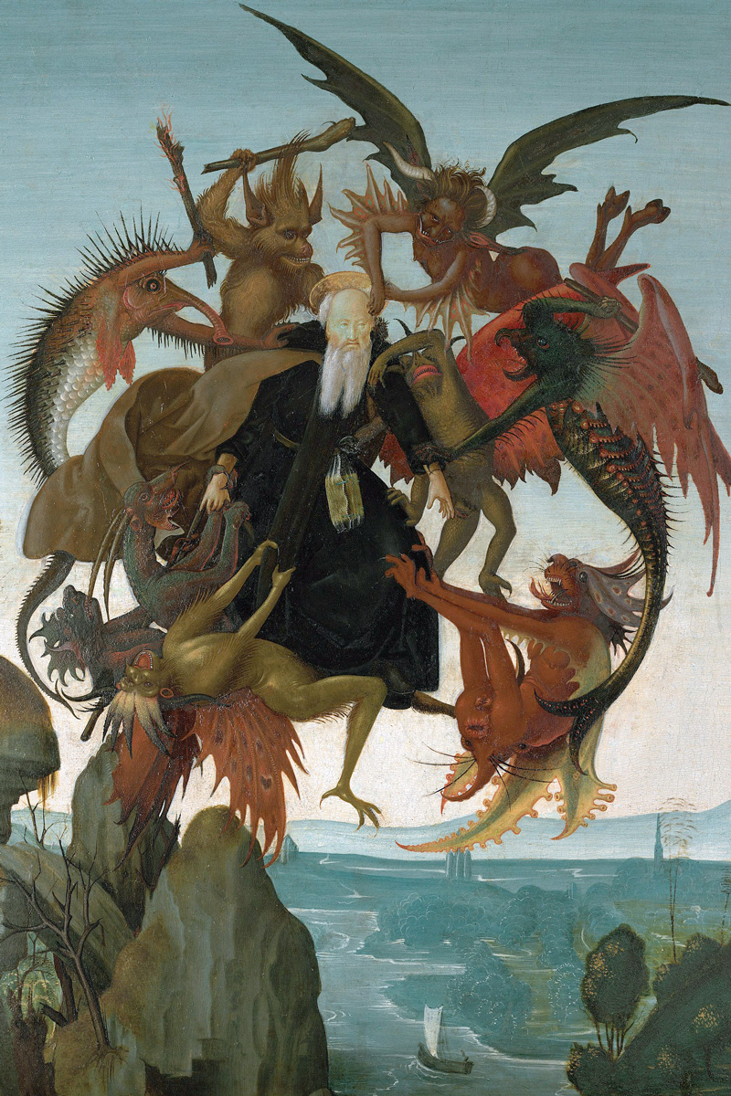Els turments de Sant Antoni. Pintura de Michelangelo di Lodovico Buonarroti