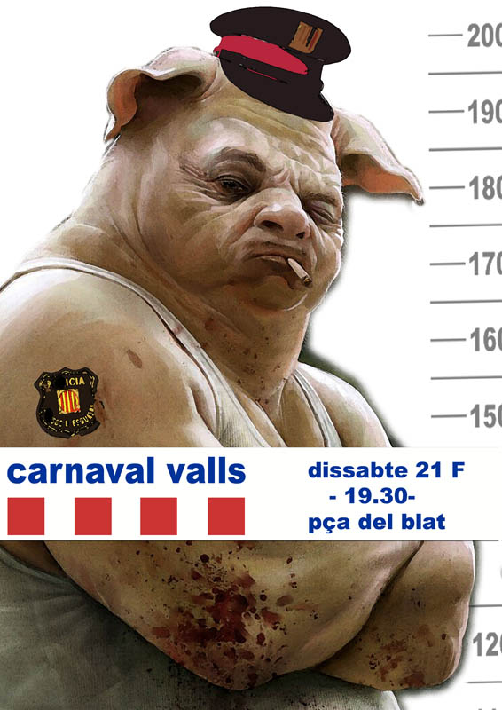 Cartell del Carnaval de Valls 2009