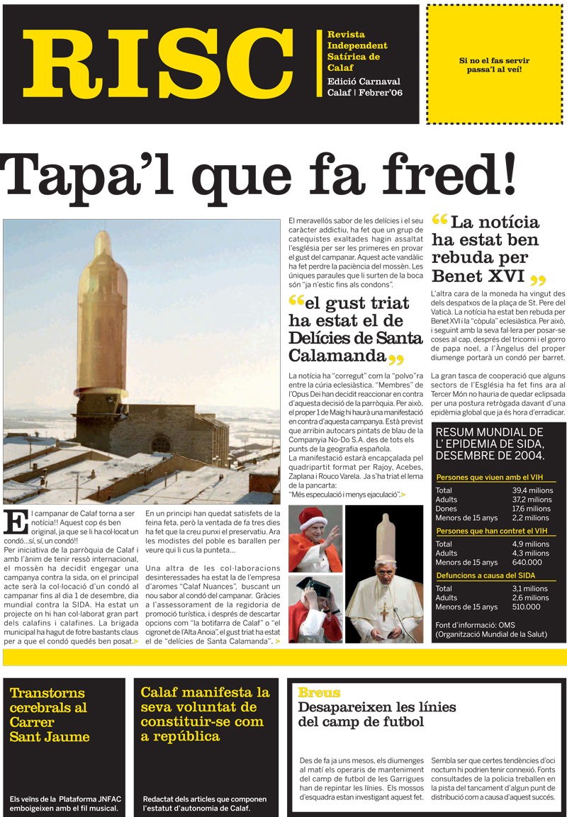 Risc. Revista satírica de Calaf