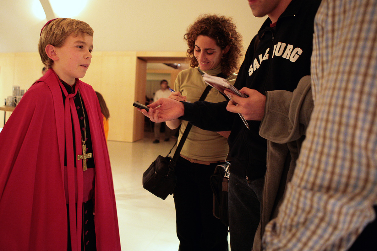 El Bisbetó atén al mitjans de comunicació