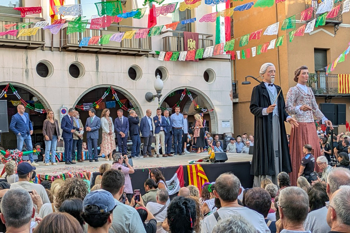 Estrena dels gegants dedicats a Jaume Nunó i Remei Varo, l'any 2024