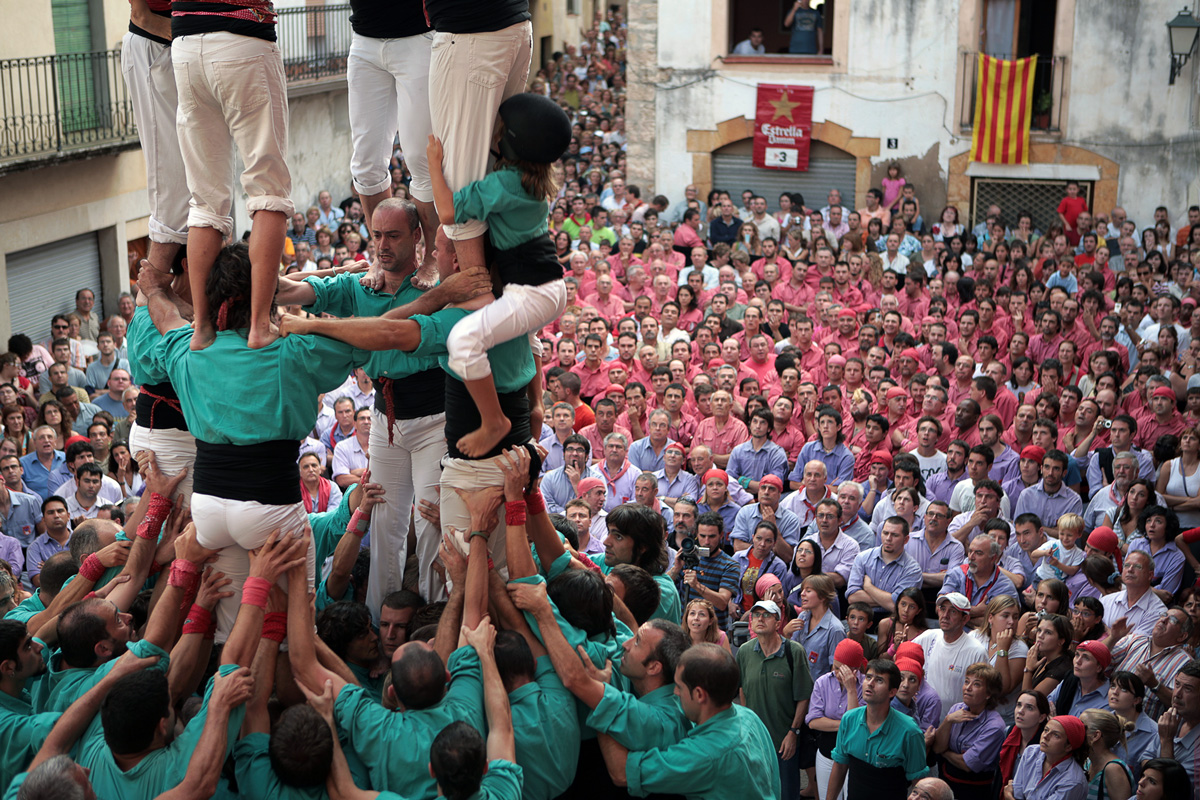 L'enxaneta pujant el castell