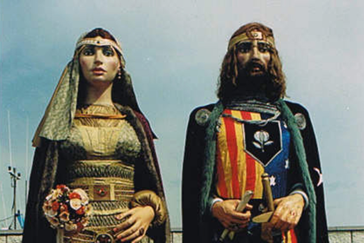 El gegants Guillem i Saurina