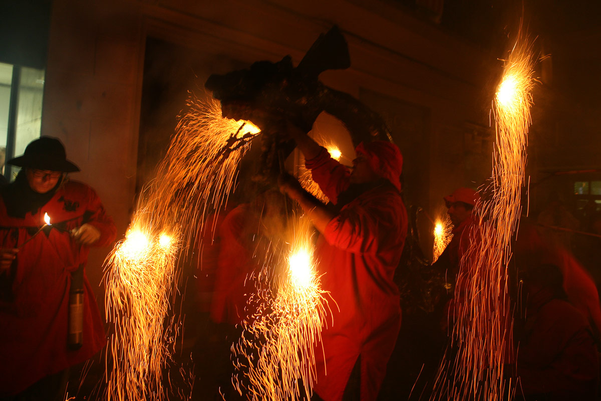 Un moment del Correfoc. Foto: Manel Carrera Escudé