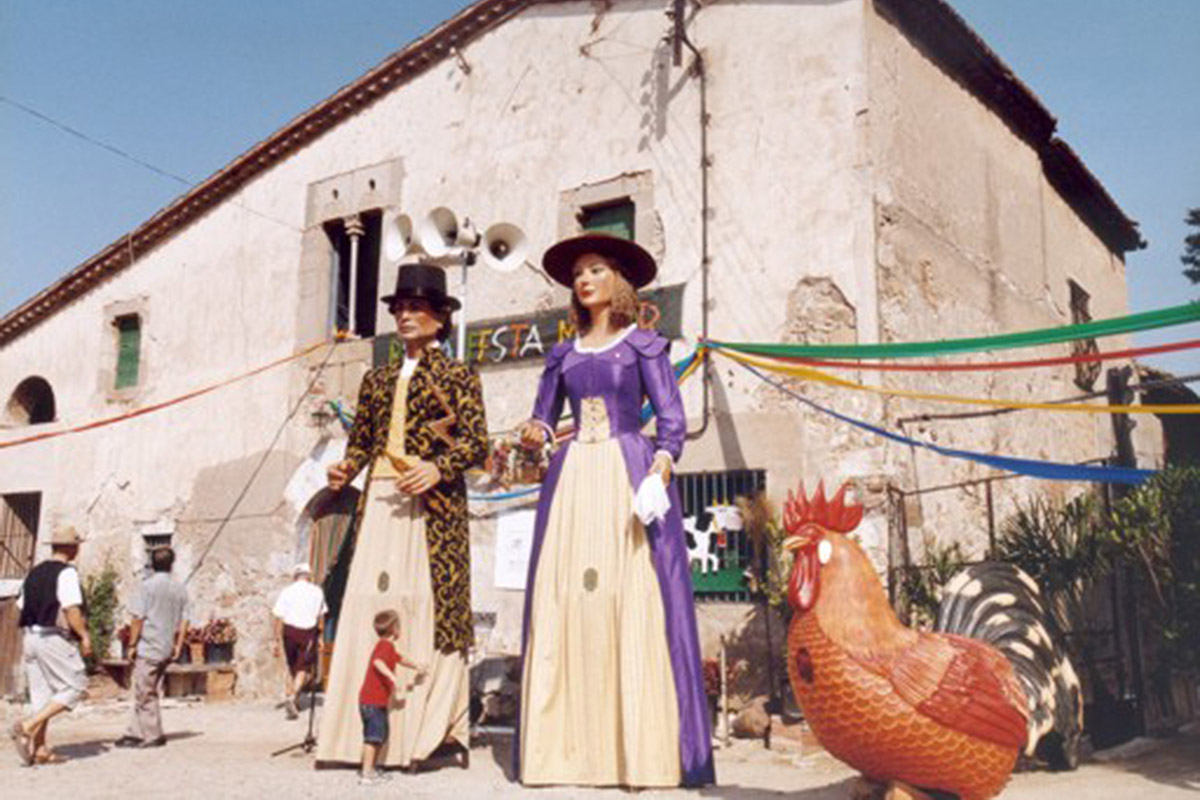 Els gegants i el gall de Parets