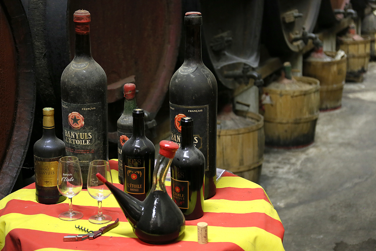 Vi dolç d'un dels cellers de Banyuls
