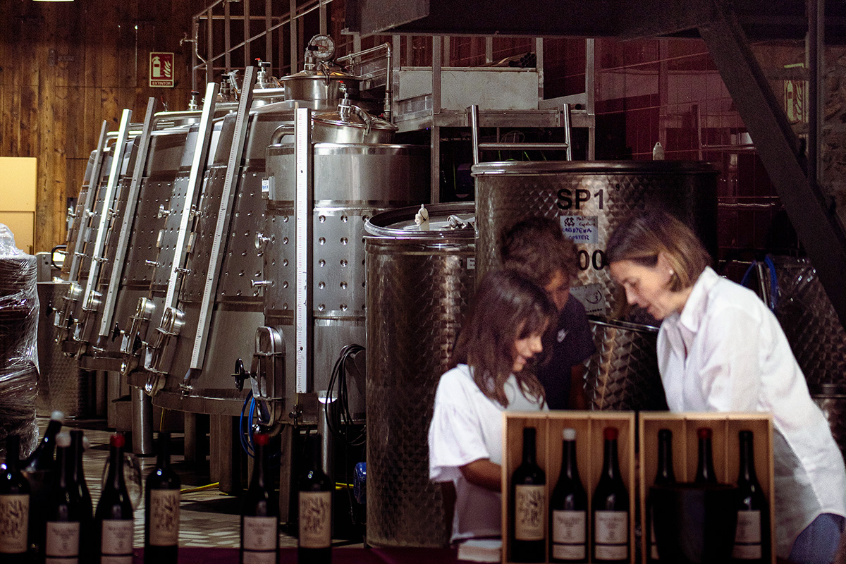 Interior d'un celler
