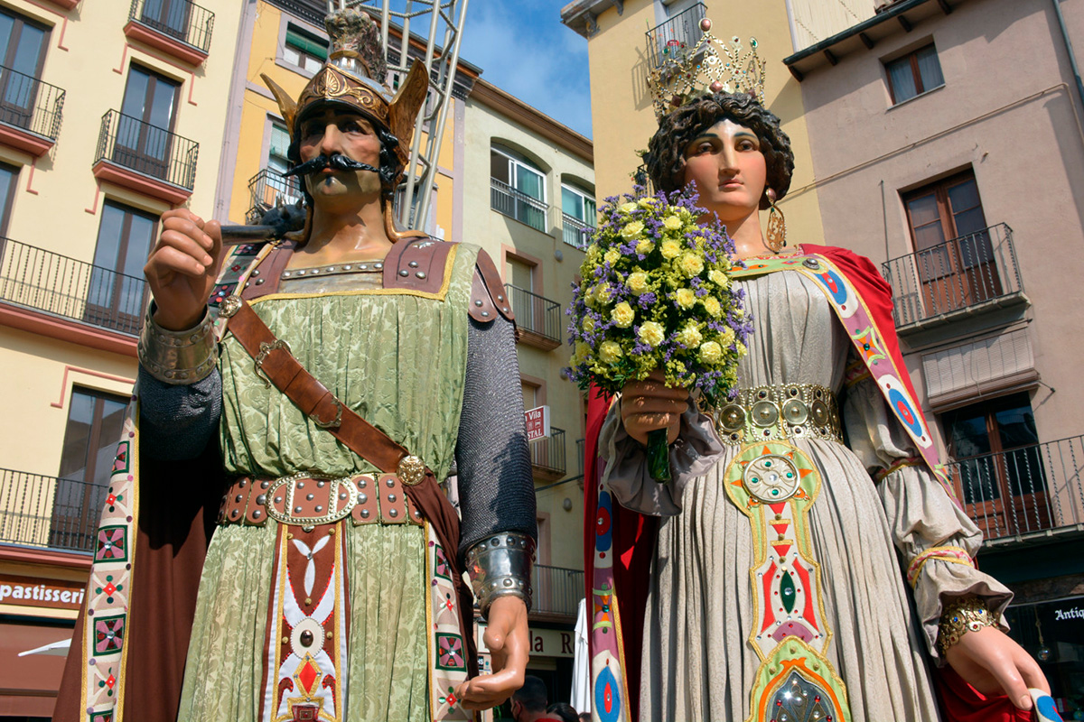 Els gegants d'Olot. Foto: Ajuntament d'Olot