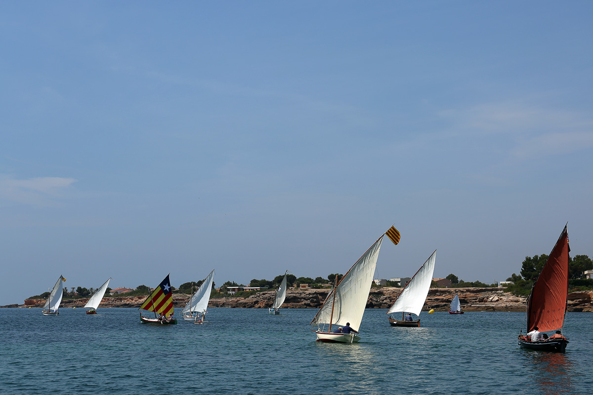 Trobada de vela llatina a l'Ametlla de Mar
