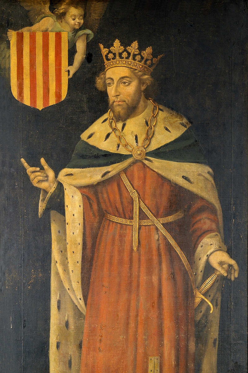 Retrat del rei En Jaume fet pel pintor italià Filippo Ariosto (1634)
