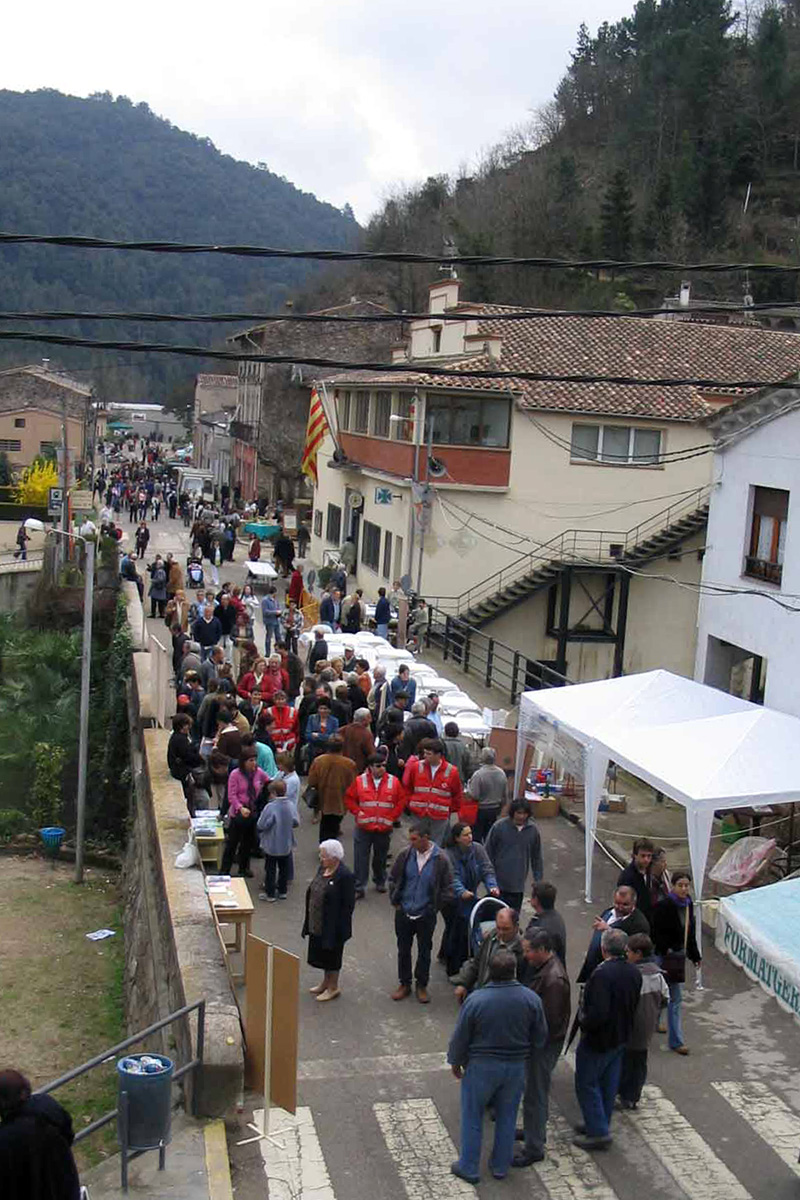 El carrer major, durant la Fira