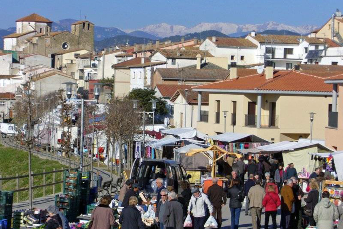 Vista general de la fira. Foto: Ajuntament de Tortellà