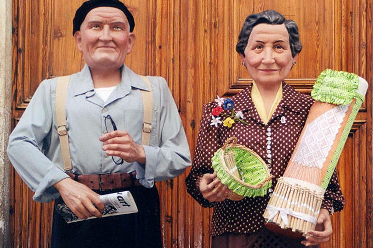 La puntaire Teresina, gegantona de l'Arboç. Foto: GegantCat