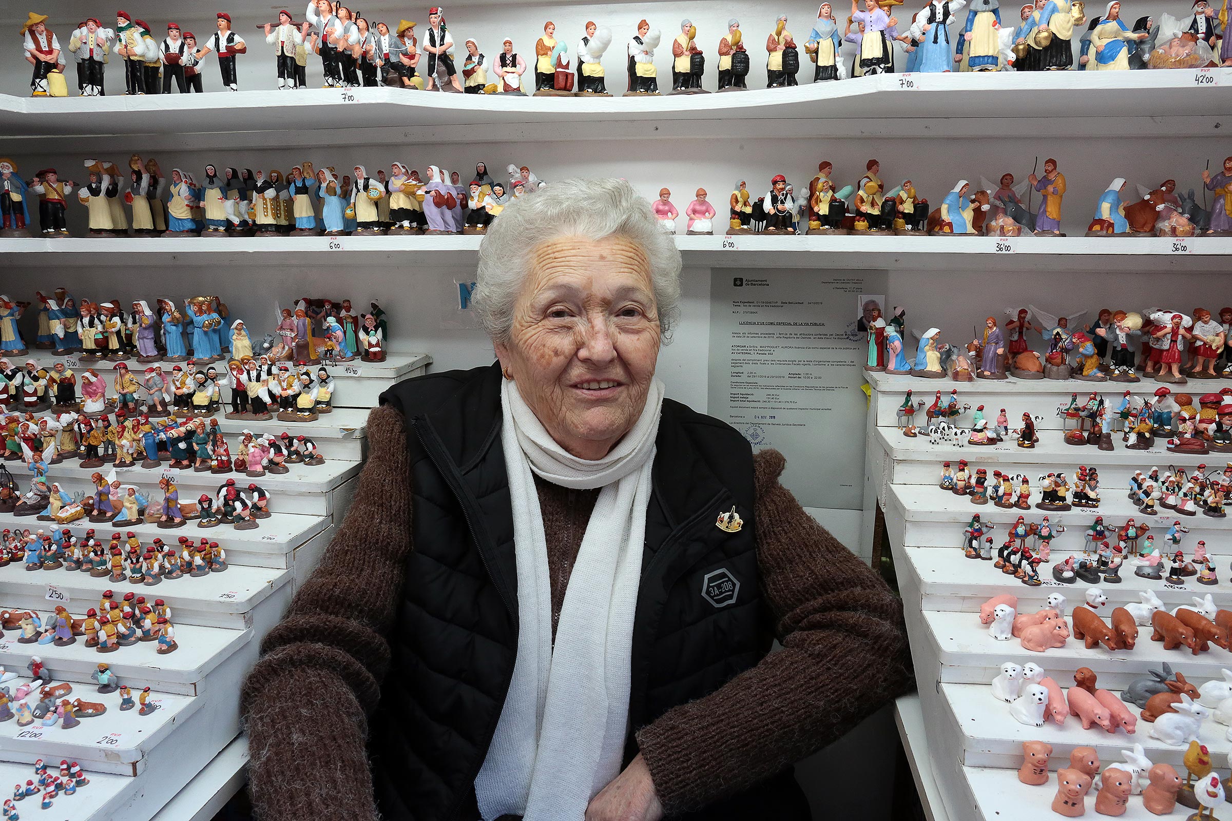 Parada de figures de pessebre popular