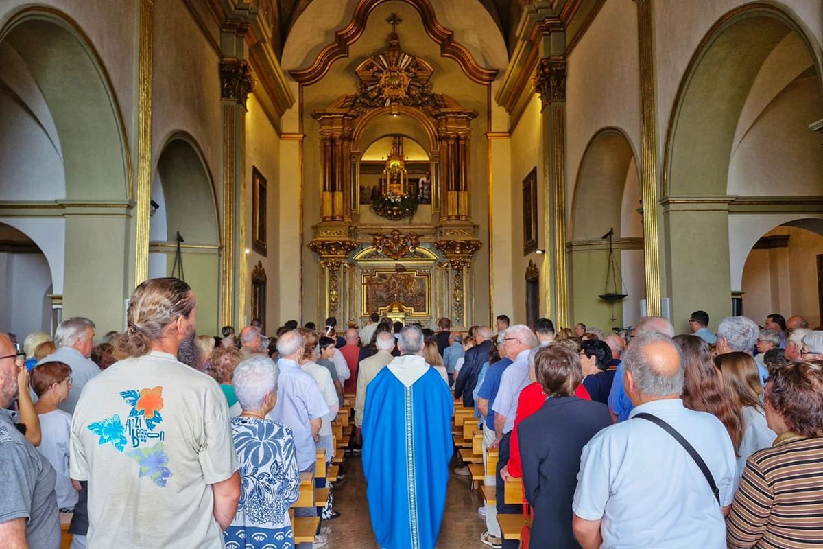 Missa al santuari. Foto: Ajuntament de Berga