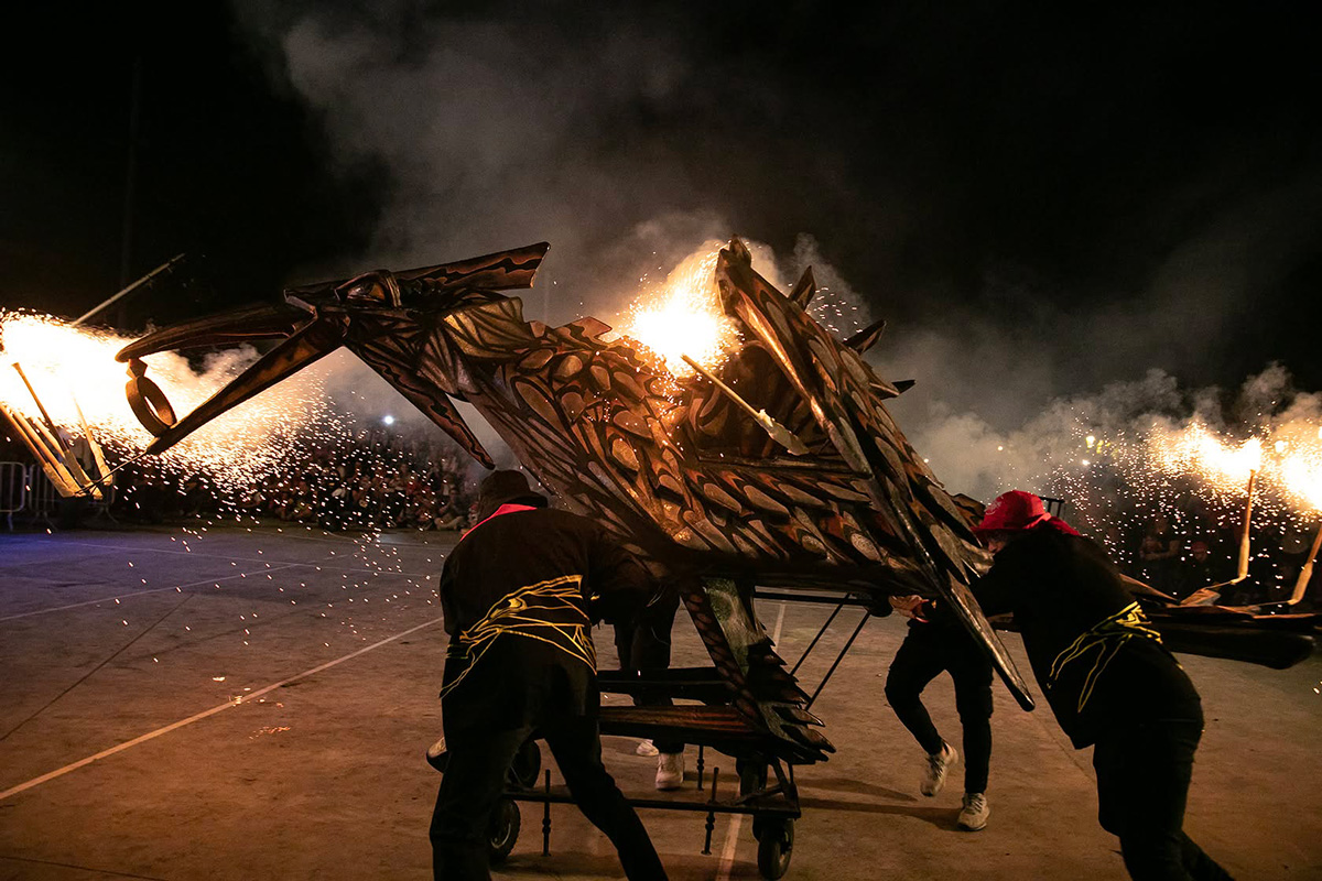 La Garsa vola pels correfocs