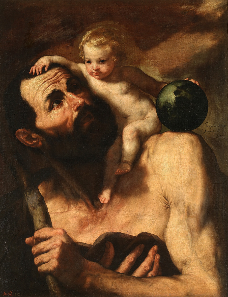 Sant Cristòfol vist pel pintor valencià Josep de Ribera (1637)