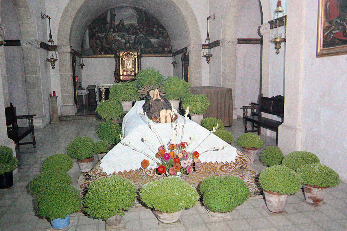 Marededéu morta de l'Església de Sant Marçal de sa Cabaneta. Foto: Sebastià Mas
