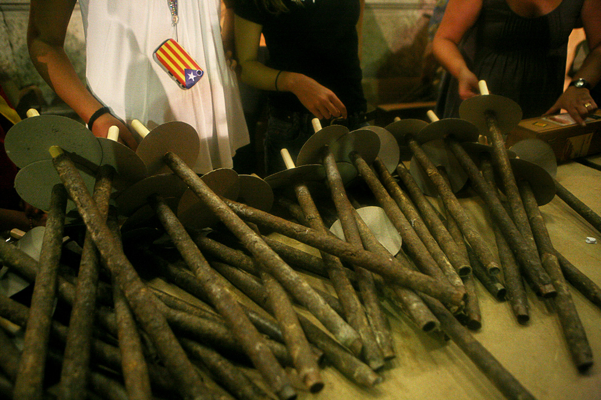 Parada de venda de torxes