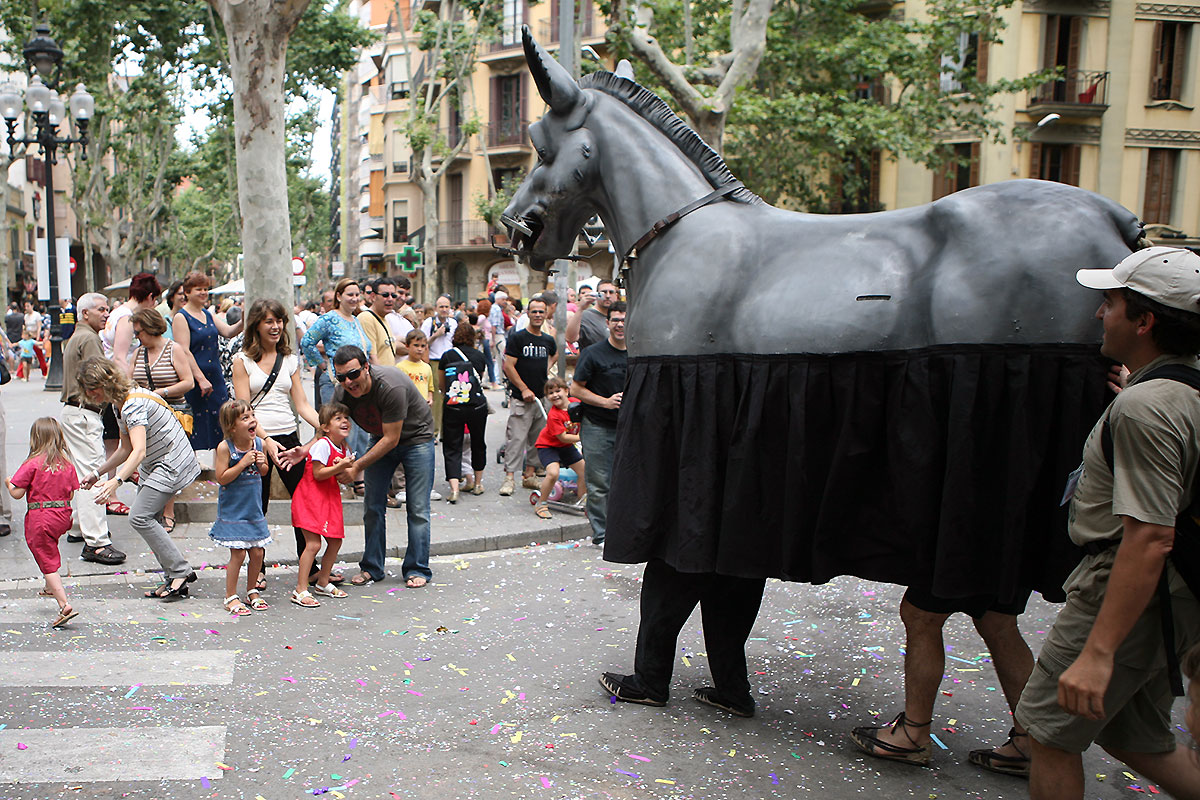 El Ruc, durant una trobada de bestiari a Barcelona