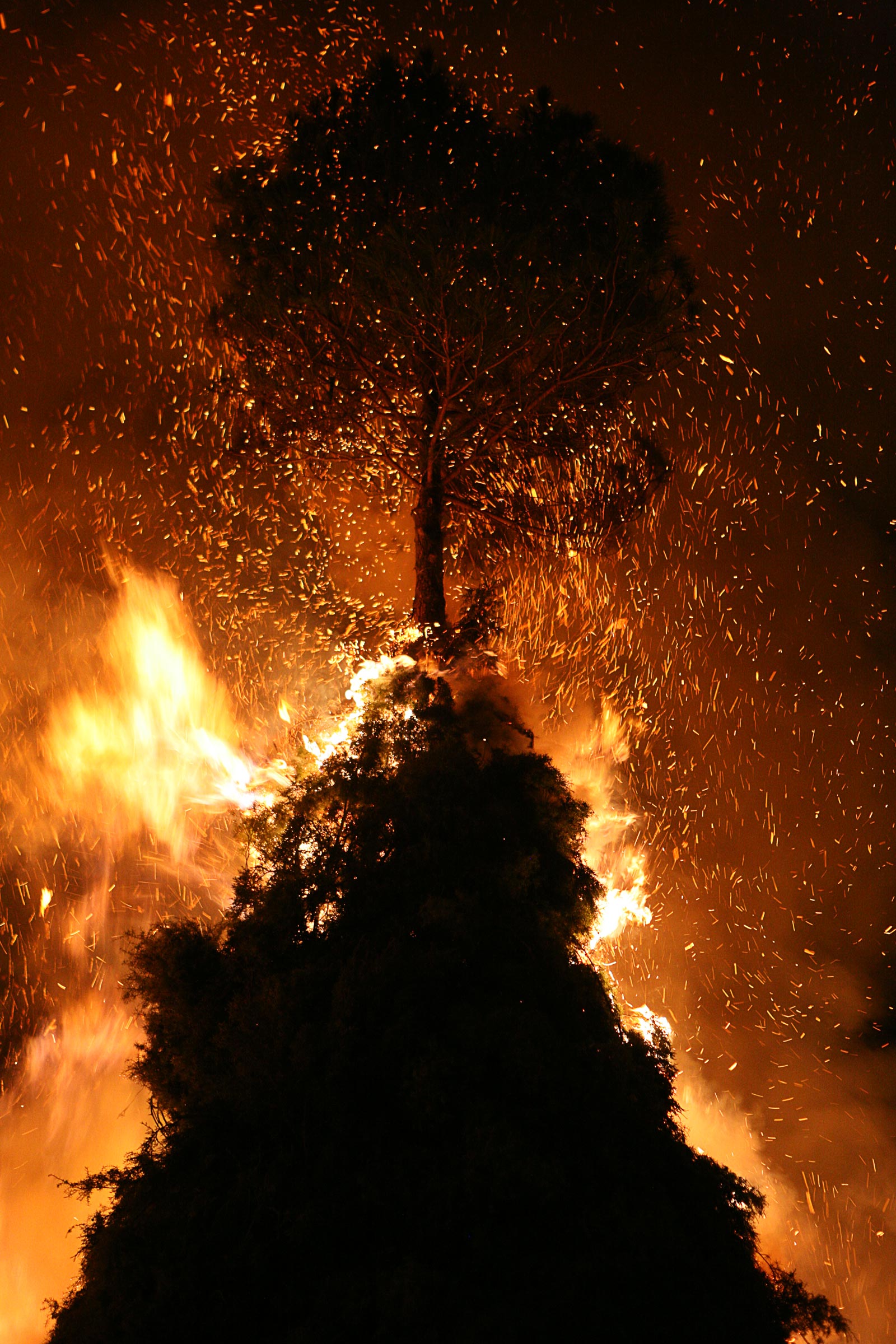 La capolla en flames