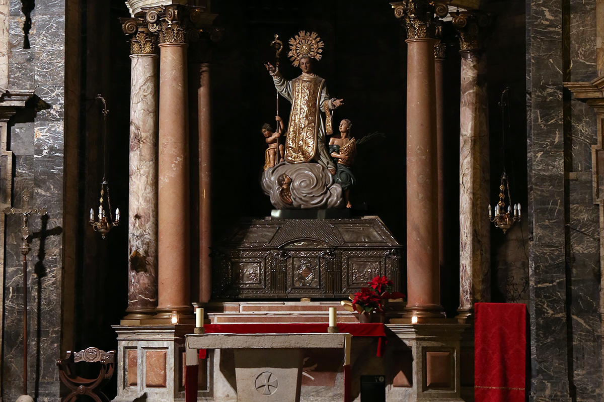 Altar de la Capella de Sant Narcís (Església de Sant Feliu de Girona). Foto: Manel Carrera
