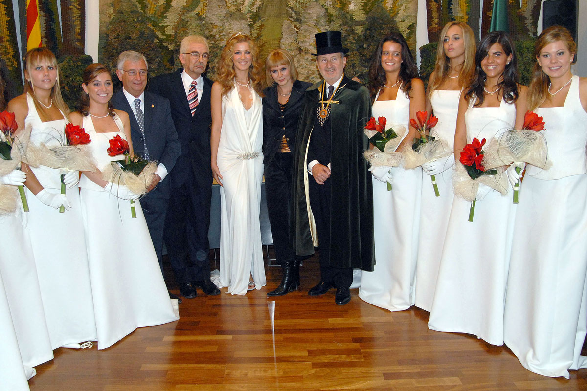 Les dames i la reina de l'edició 2007. Foto: Carles Castro