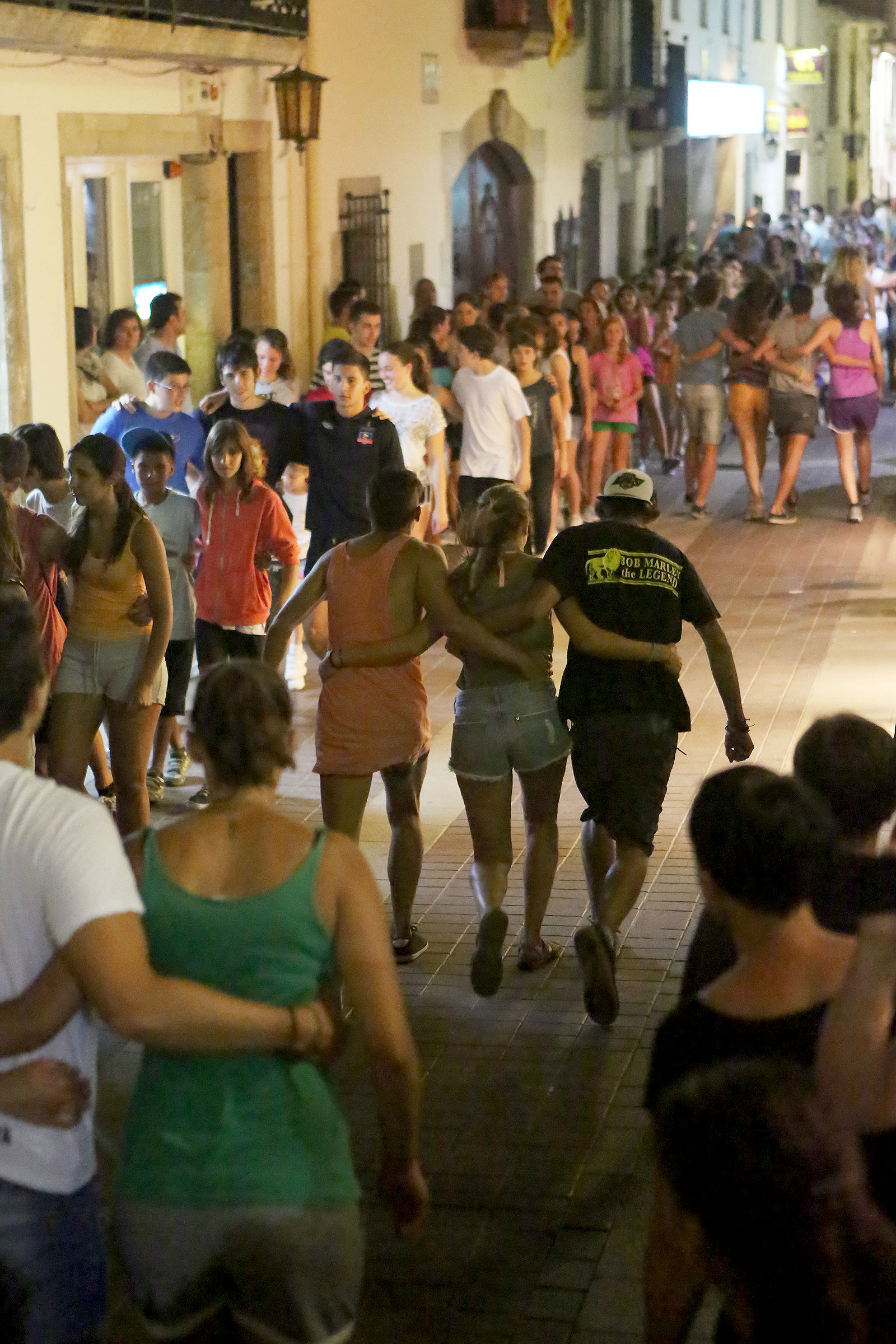 Les fileres arriben fins al final del carrer