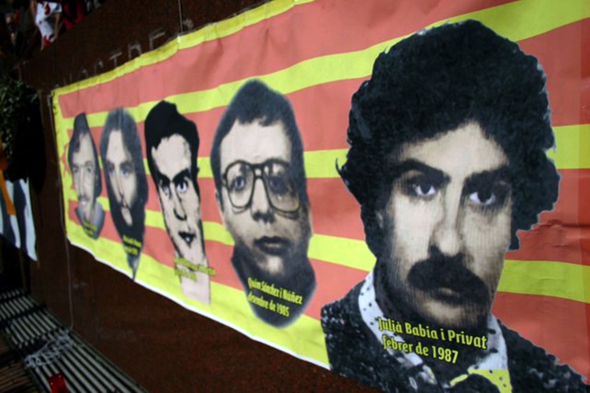 Fotografies de màrtirs catalans. Foto: Bernat Ferrer