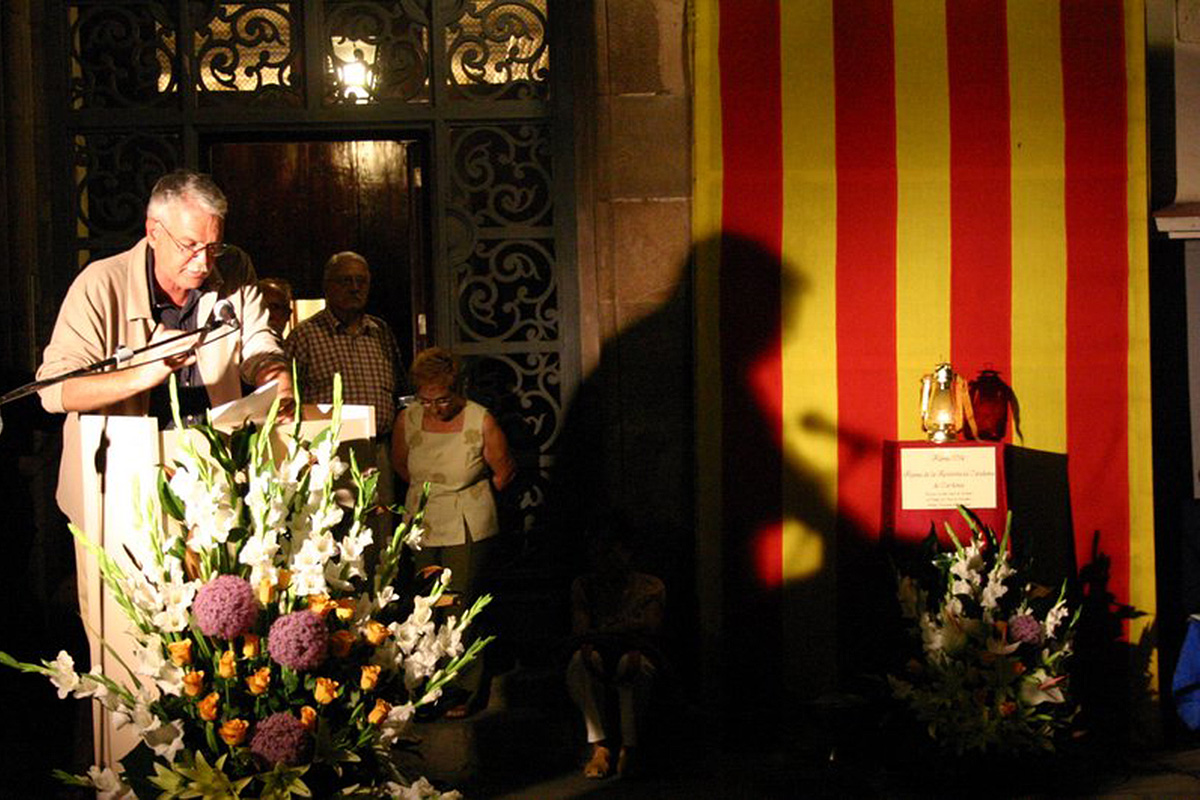 Els parlaments al Fossar. Foto: Bernat Ferrer