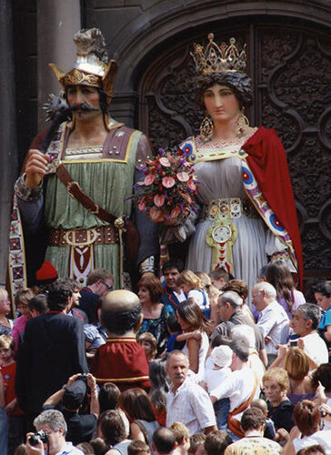 Els gegants d'Olot. Foto: Marc Marsal