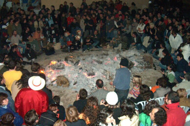 Escenari d'una cantada de gloses a Manacor