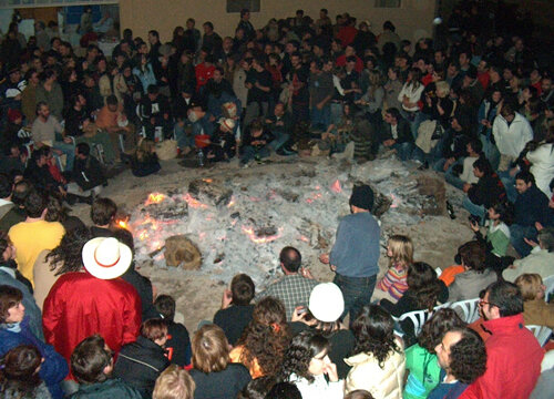 Escenari d'una cantada de gloses a Manacor