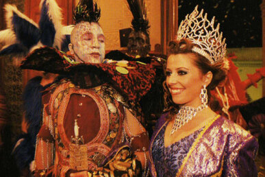 Rei i Reina Carnestoltes de Sitges. Foto: Rafael Lopez-Monné